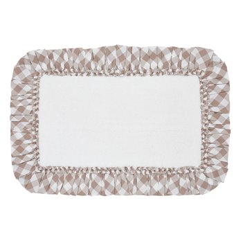 Annie Buffalo Portabella Check Bathmat 20x30