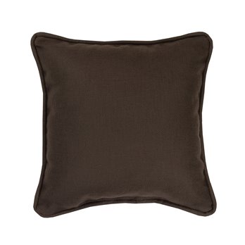 Pontoise Square Pillow - Chocolate