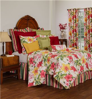 Kahlee Queen Comforter Set  (15" drop)