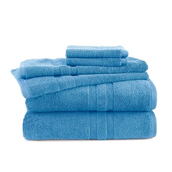 Martex Purity 6 Piece Blue Bath Towel Set