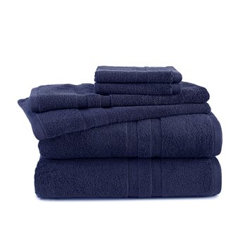 Martex Purity 6 Piece Estate Blue Bath Towel Set