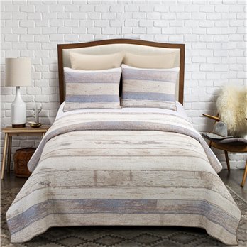 Bleached Boardwalk 2PC Twin Quilt Set