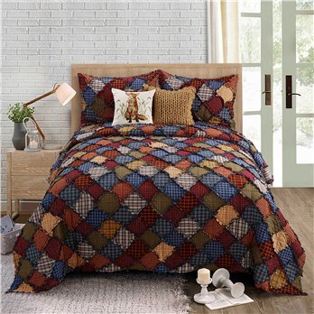 Blue Ridge 3PC King Quilt Set