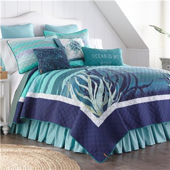 Summer Surf King Quilt