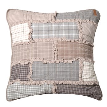 Smoky Cobblestone Decorative Pillow