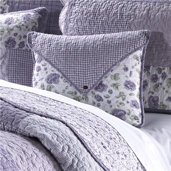 Lavender Rose Envelope Decorative Pillow