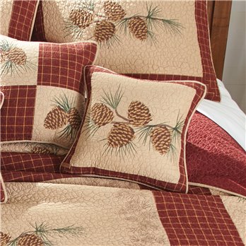 Pine Lodge Pine Branch Decorative Pillow