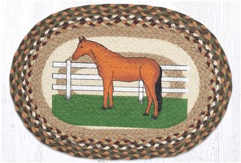 Horse Oval Placemat 13"x19"
