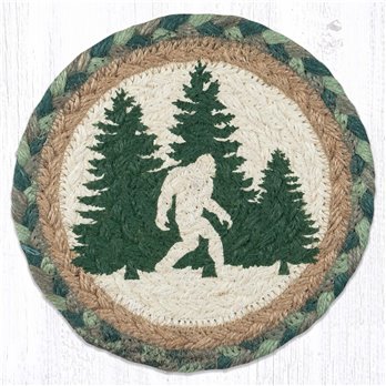 Big Foot Round Large Coaster 7"x7" Set of 4