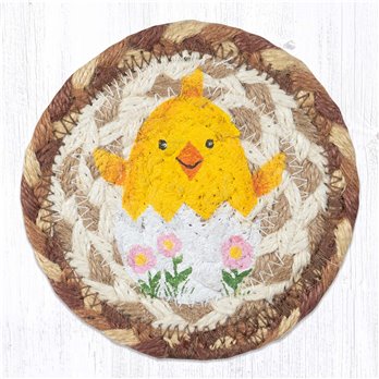 Easter Chick Printed Coaster 5"x5" Set of 4