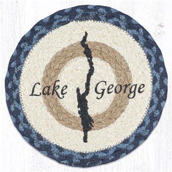 Lake George Printed Round Trivet 10"x10"