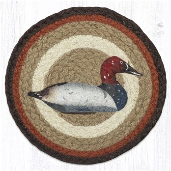 Redhead Duck Printed Round Trivet 10"x10"