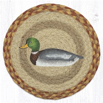 Mallard Duck Printed Round Trivet 10"x10"