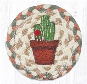 Cacti Design 2 Printed Coaster 5"x5" Set of 4