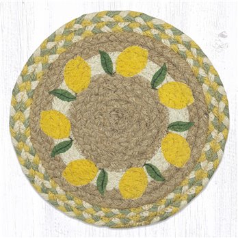 Lemon Printed Round Trivet 10"x10"