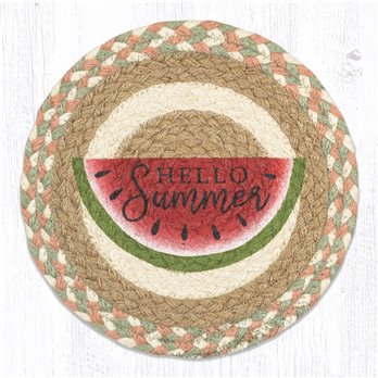 Watermelon Printed Round Trivet 10"x10"