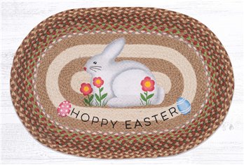 Easter Bunny Oval Rug 20"x30"