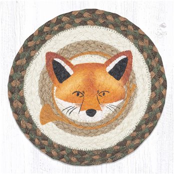 Fox Printed Round Trivet 10"x10"