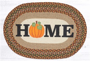 Home - Pumpkin Oval Rug 20"x30"