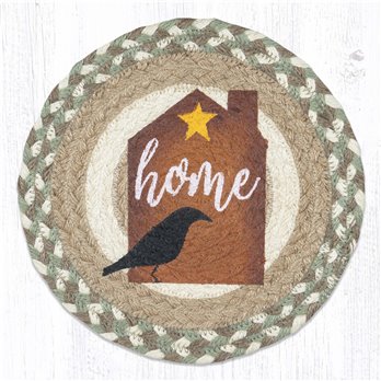 Home/Crow Printed Round Trivet 10"x10"