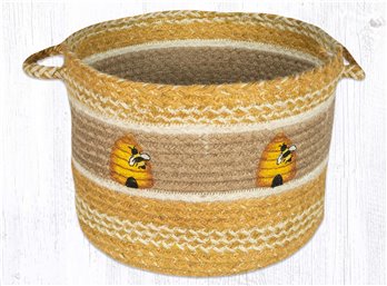 Beehive Printed Utility Basket 13"x9"