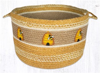 Beehive Printed Utility Basket 17"x11"