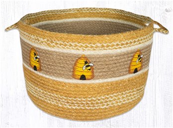 Beehive Printed Utility Basket 17"x11"