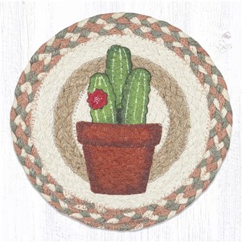 Cacti 2 Printed Round Trivet 10"x10"