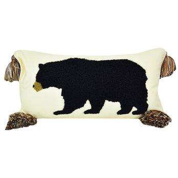 Retro Forest "Bear" Decorative Pillow