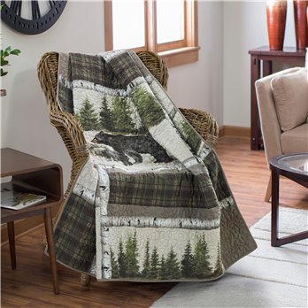 Bear Panels Throw