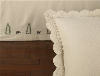 Bear Creek King Bedskirt (18 inch drop)