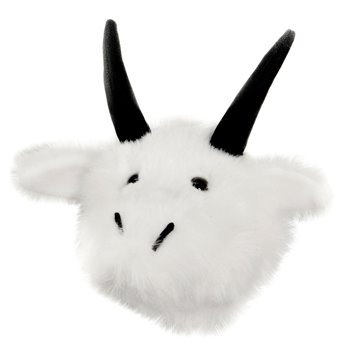Carstens Plush Mountain Goat Small Trophy Head