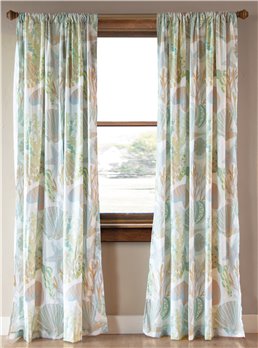 Coastal Reef Quilt Drapes