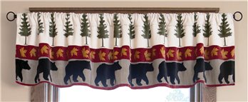Carstens Tall Pine Rustic Cabin Valance