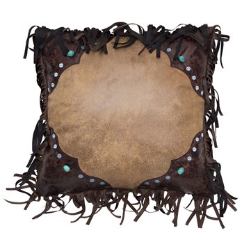 Western Turquoise Bead pillow
