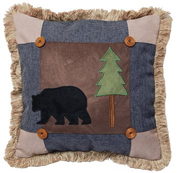 Bear scrap pillow