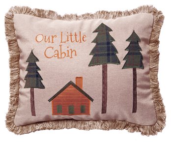 Our little cabin pillow