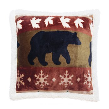 Cascade Ridge Bear Pillow 1