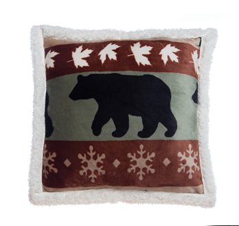 Cascade Ridge Bear Pillow 2