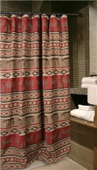 Carstens Adirondack Rustic Shower Curtain