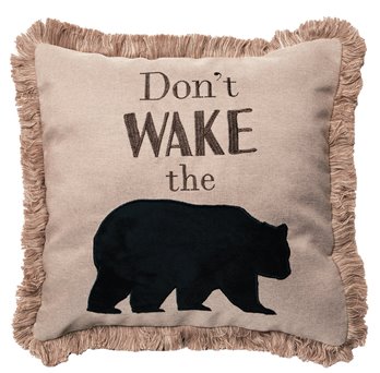 Don't wake the Bear pillow