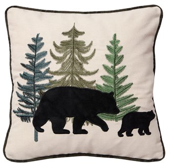 Bear Family pillow