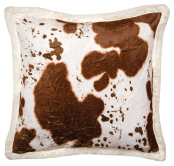 Hair on Hide Plush Sherpa Pillow