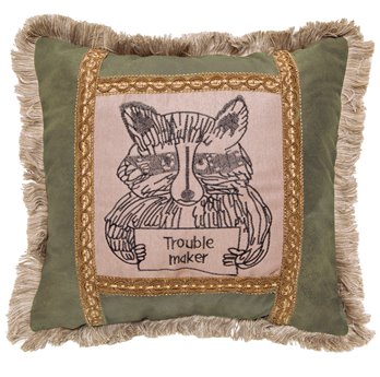 Trouble Pillow 18"x18"