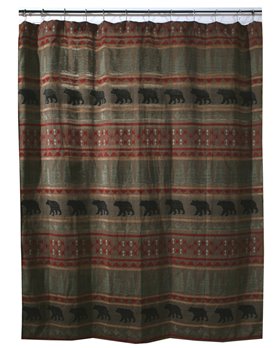 Carstens Bear Country Rustic Cabin Shower Curtain