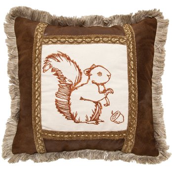 Squirrel Pillow 18"x18"