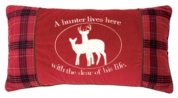 Carstens Deer Hunter Throw Pillow 14" x 26"