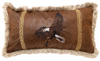 Bald Eagle Pillow 14"x26"