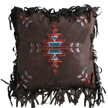 SW Embroidered Cross pillow