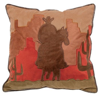 Cowboy Pillow 18"x18"